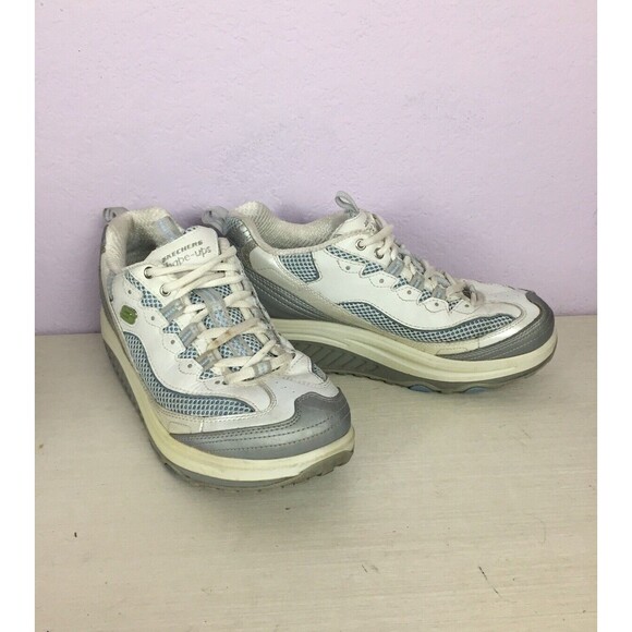 SKECHERS Shape Ups 11803 WSLB Womens White Athletic Walking Toning Shoe Size 8 - Picture 1 of 11